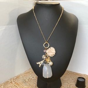 Necklace 18 inch dangling charms very pretty